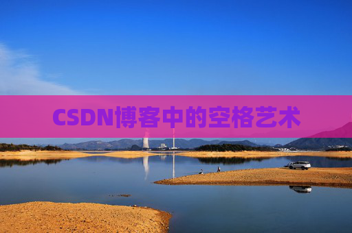 CSDN博客中的空格艺术